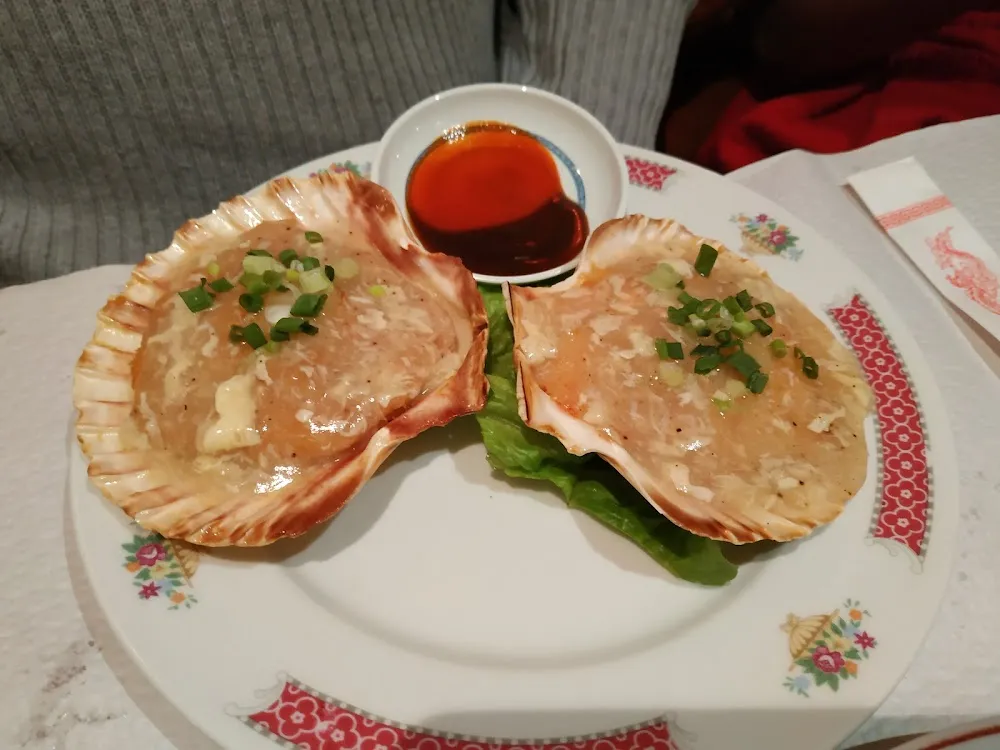 Coquille Saint-Jacques Farcie Aux Crevettes